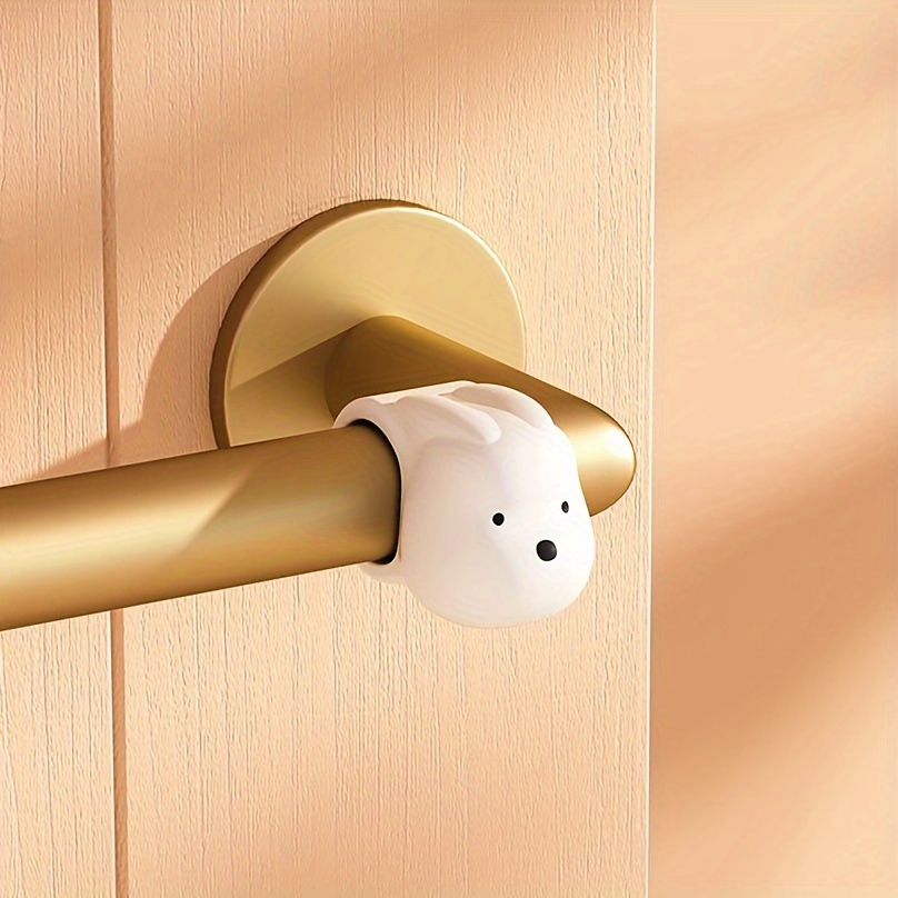 1pc Mini Silicone Door Handle Anti-collision Pad, Protecting And Preventing Door Stop, For Door Handle Protection