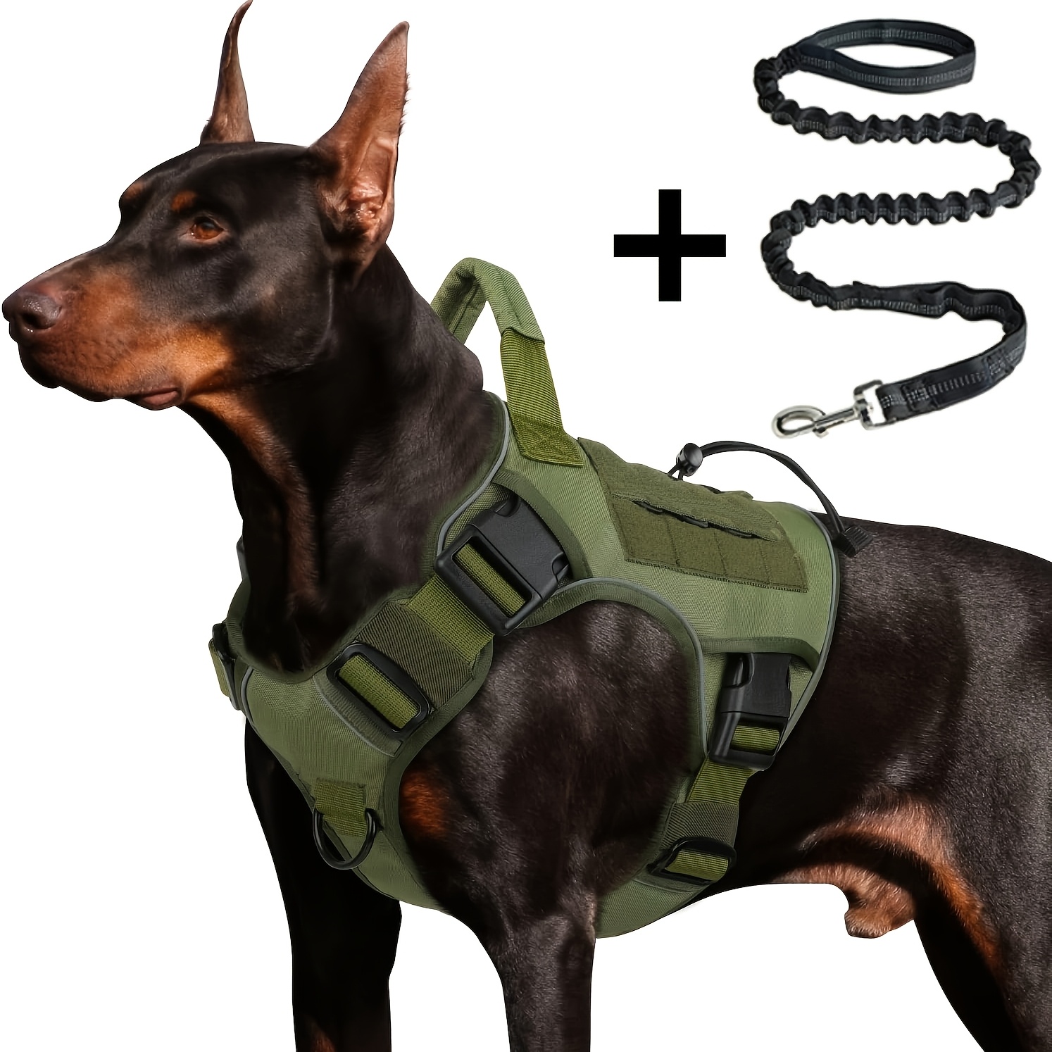 TEMU Durable Nylon Harness For Medium To Large Dogs, Harness And Leash Escape-proof Dog Chest Harness, Soft, Comfortable, Breathable, And Non-stuffy,