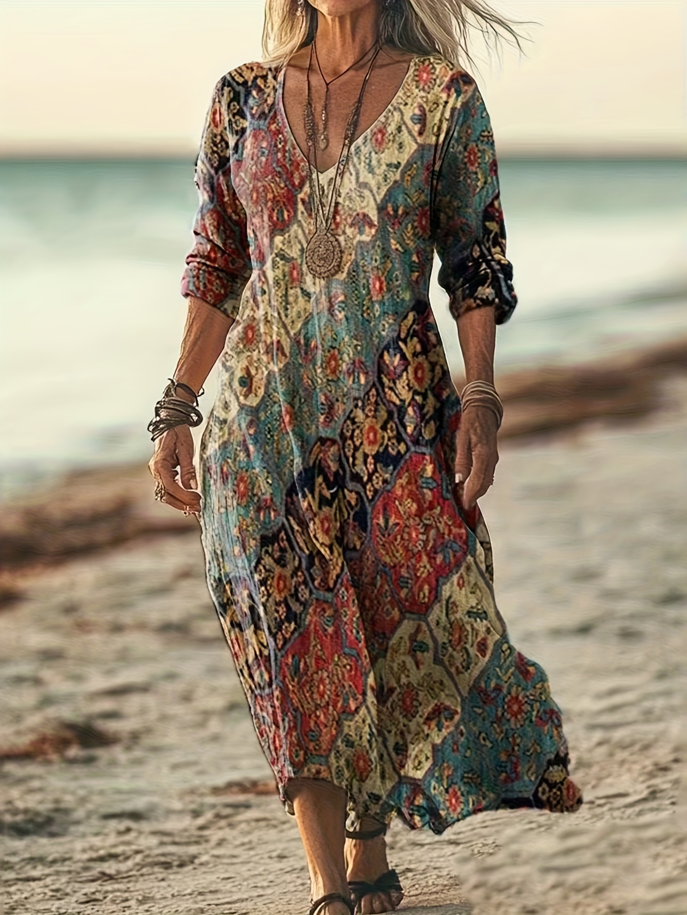 knee length dresses for ladies A-Line Modest Maxi Dress | Dress