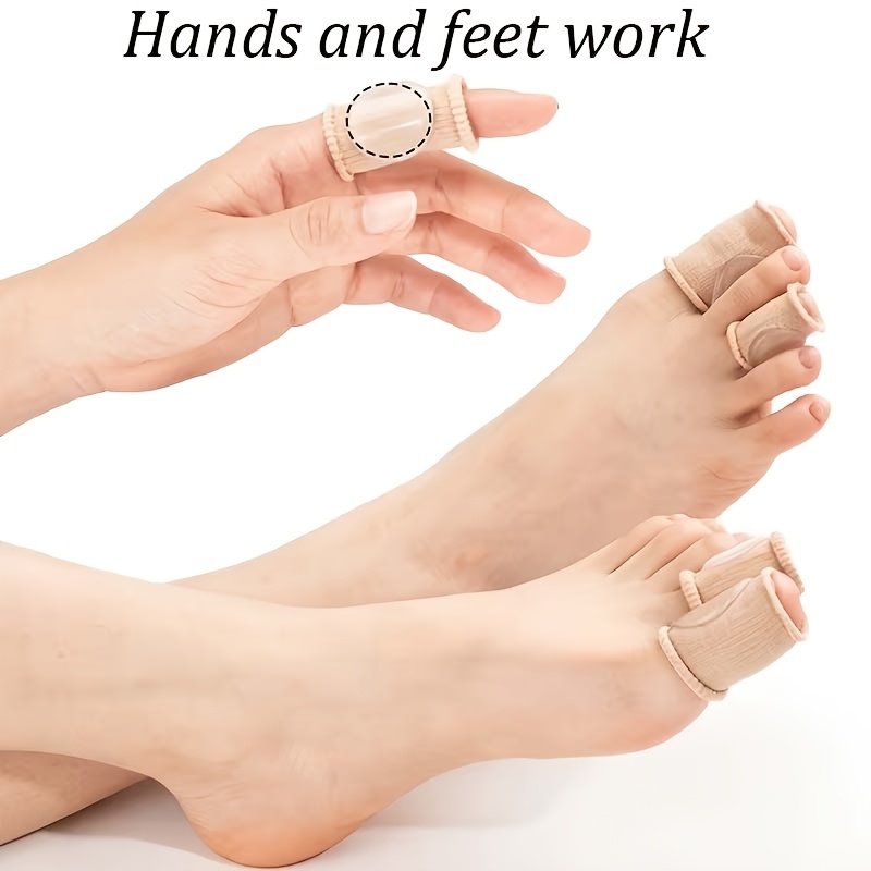 Elastic Fiber Gel Toe Protection Sleeve, 3 Sizes
