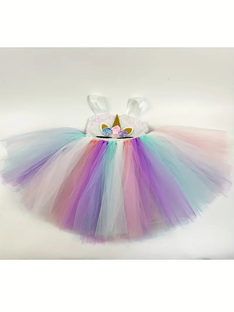 girls easter unicorn tutu dress rainbow tulle princess dress - Temu Pakistan girls easter unicorn tutu dress rainbow tulle princess dress - Temu Pakistan
