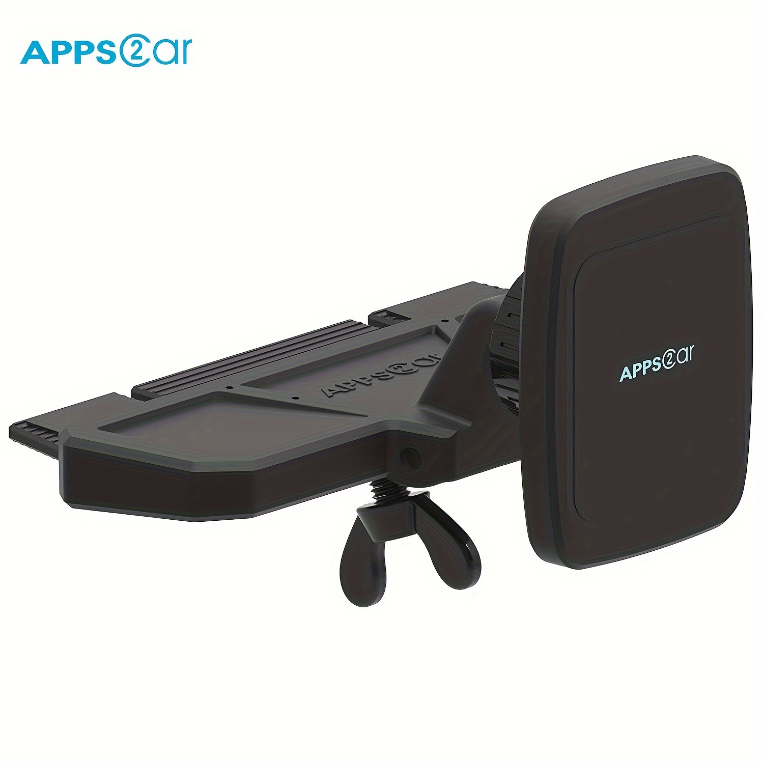 

Apps2car Cd Phone Holder For Car, Anti Shake And Magnetic Car Phone Mount With 6 Magnets, Thick Case Friendly Cd Slot Phone Holder Compatible With Iphone All Phones & Mini Tablet