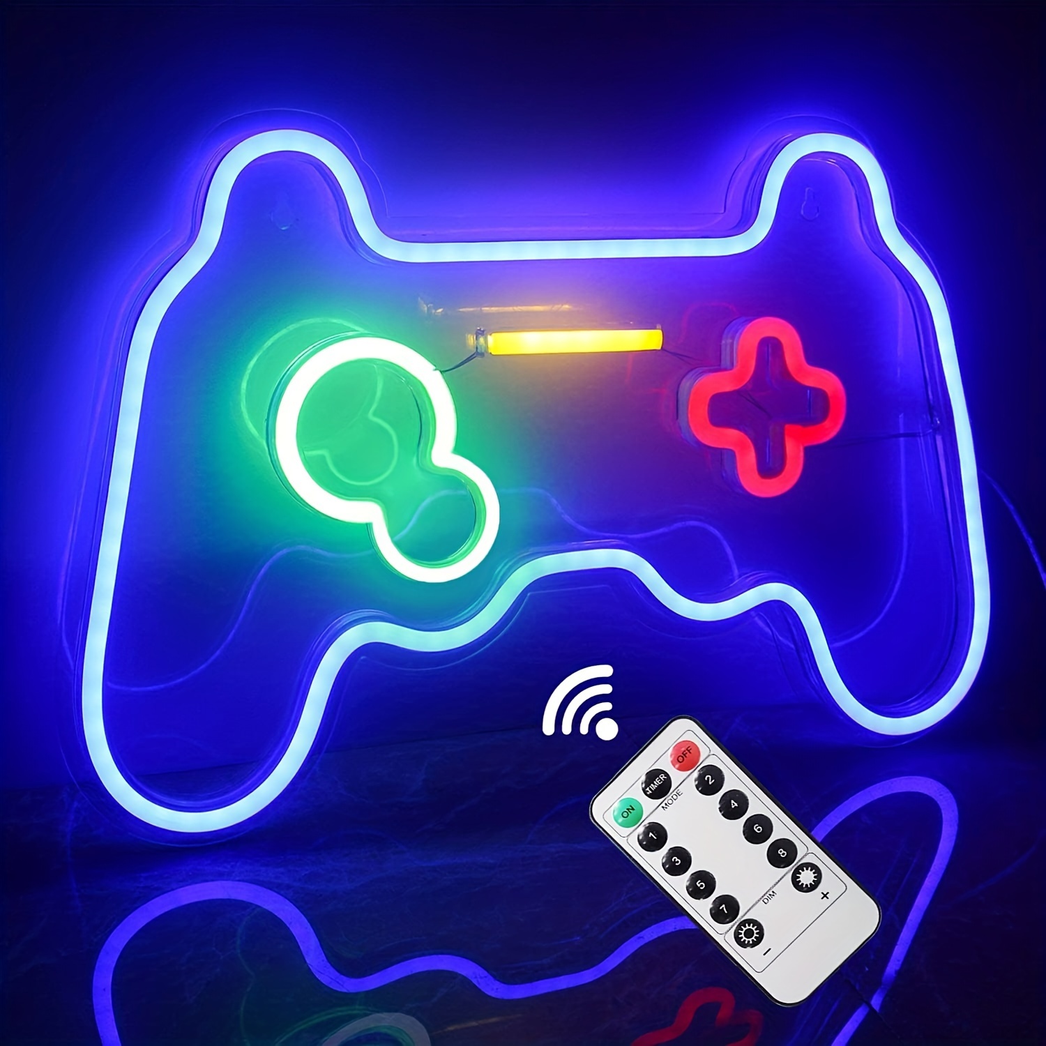 Game Room Neon Light LED, Enseigne au néon Cool alimentée par USB Art  Décoration Murale pour Salle de Jeux Salon Bar faire la fête Garçons Cadeau