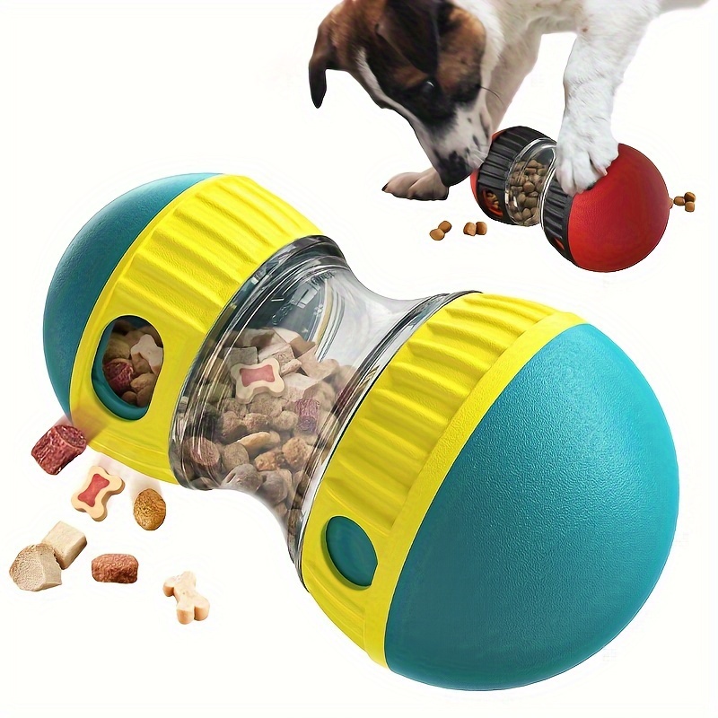 

Interactive Dog Treat Dispenser - Large Rolling Ball Toy For Travel, Slow Feeder & Snack Distribution, Plastic Pet Accessory