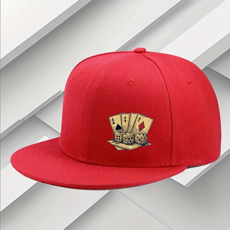 2d flat unisex adjustable snapback cap urban fashion trendy - Temu