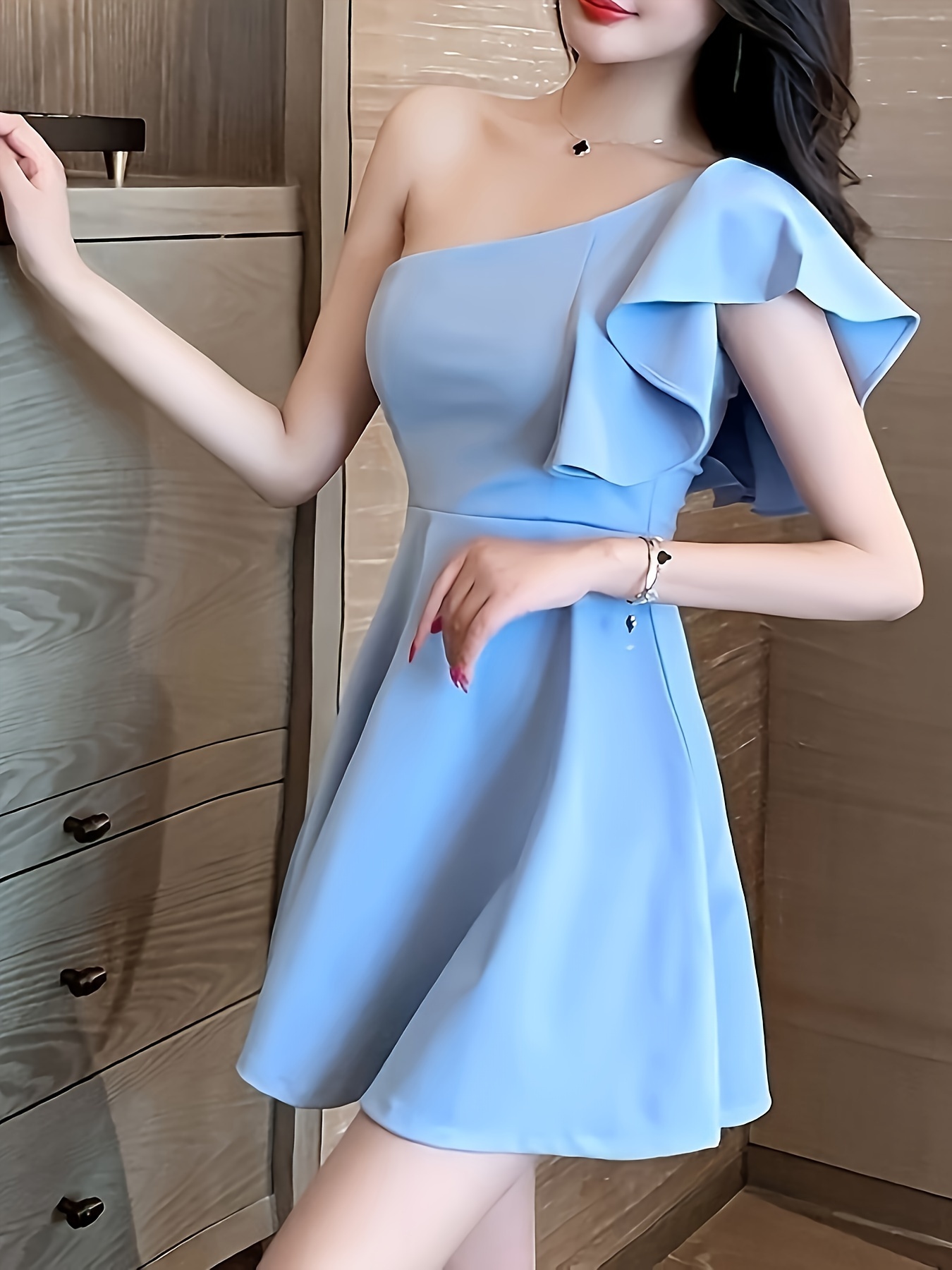 ☆人気☆【TheOpen Product】☆OMBRE ONE-SHOULDER DRES.S☆ Amazon.com: Ombre One Shoulder Maxi Dress, 8, Sirenuse
