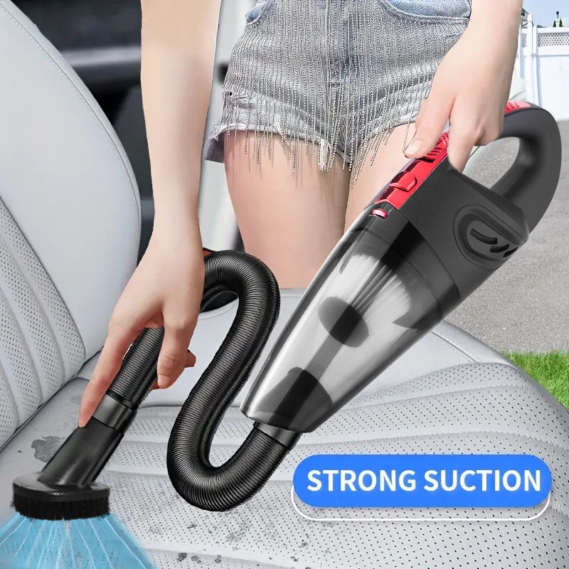Aspiradora Portátil Inalámbrica de Mano con Potente Succión, Aparato Pequeño Multifuncional y Alto Rendimiento para Uso en el Hogar o Coche que Elimina Polvo. Incluye: ¡Aspiración Fuerte! Robotizado (Limpieza por Vacío + Trapeador), Soplador/Ventilado Integrada, Óptimo Diseñó Compacto. Ligero pero Duradera Plástico Resistante; Filtration Eficiente. Ideál Para Dueños Mascota & Profesionistas Ocupados