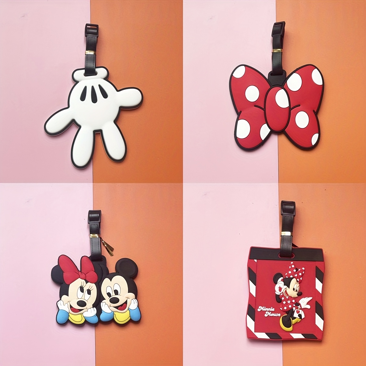 étiquette valise en silicone mouse accessoires voyage Temu