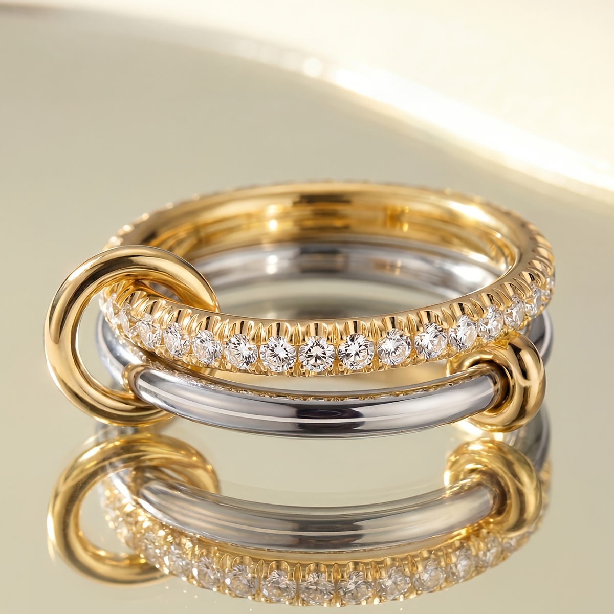Multi-Connect Stacking Ring Thumb Ring for Women