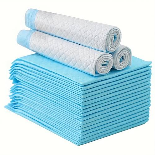 400 300 200 100 50pcs heavy absorbent dog training urine pad fast drying leak proof disposable pet pad suitable for dogs cats rabbits durable polymer and fluffy and incontinence 23 6 inch 6 inch