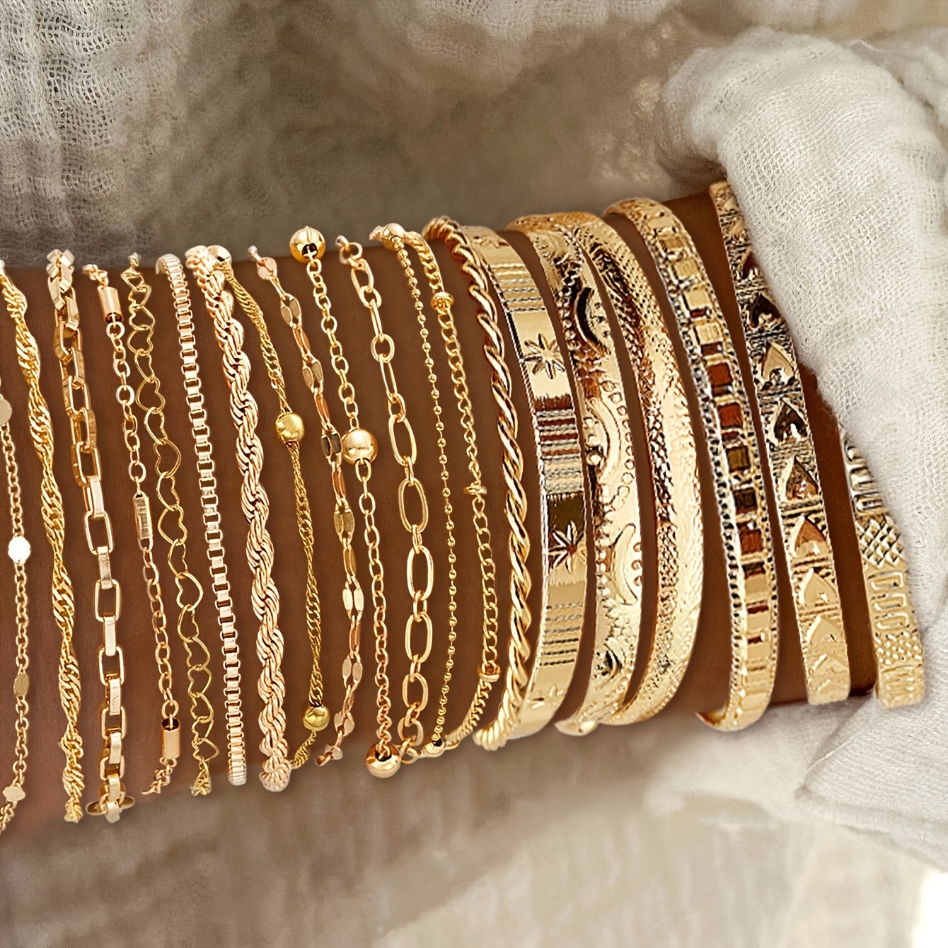 20 pz, eleganti braccialetti da donna in metallo,  , per     e   come idea regalo.