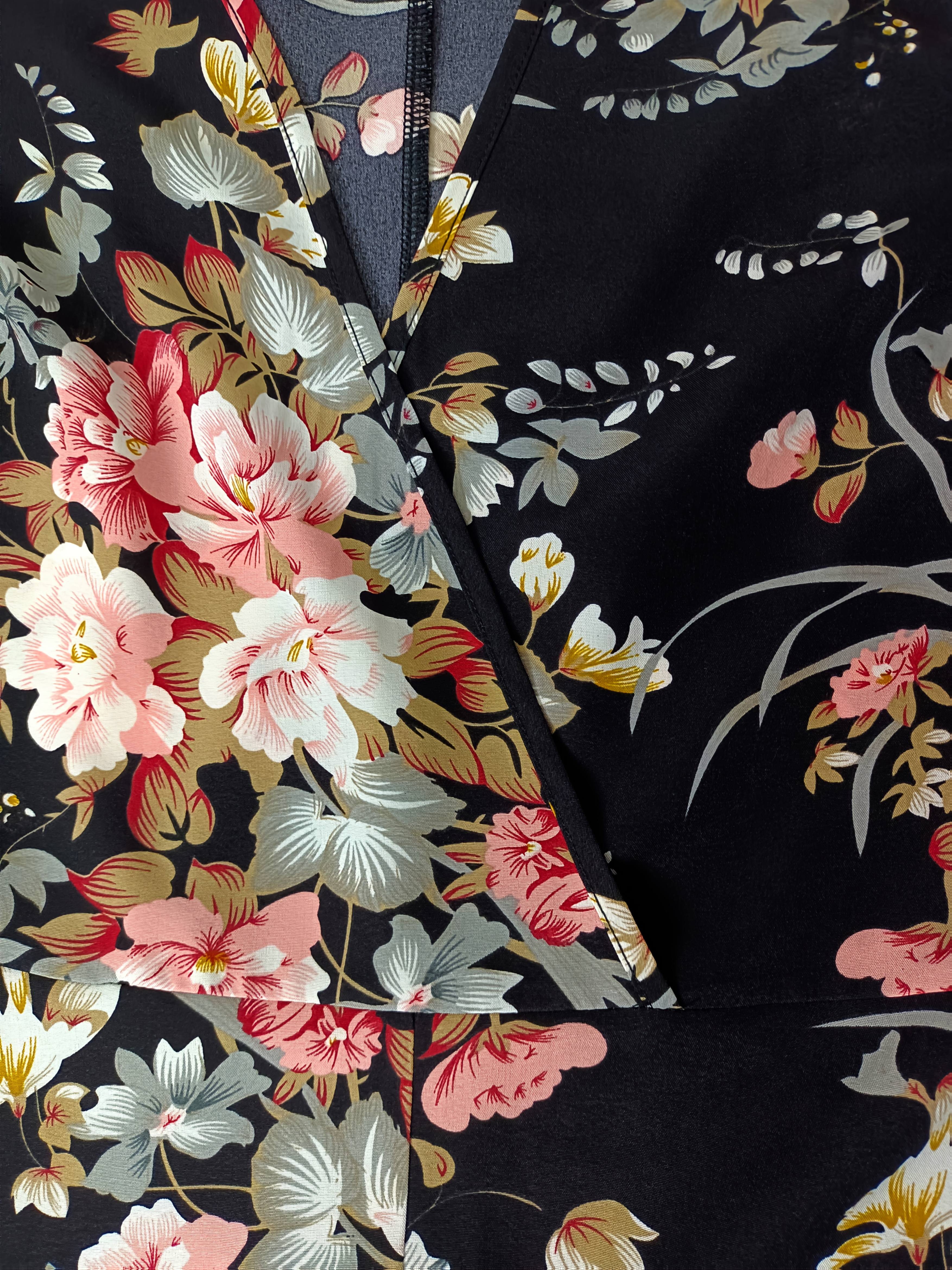 chinese dress ladies LUNE Women's Floral Printed Front Short Back Long Casual Summer Vacati –  FAZAH FASHION