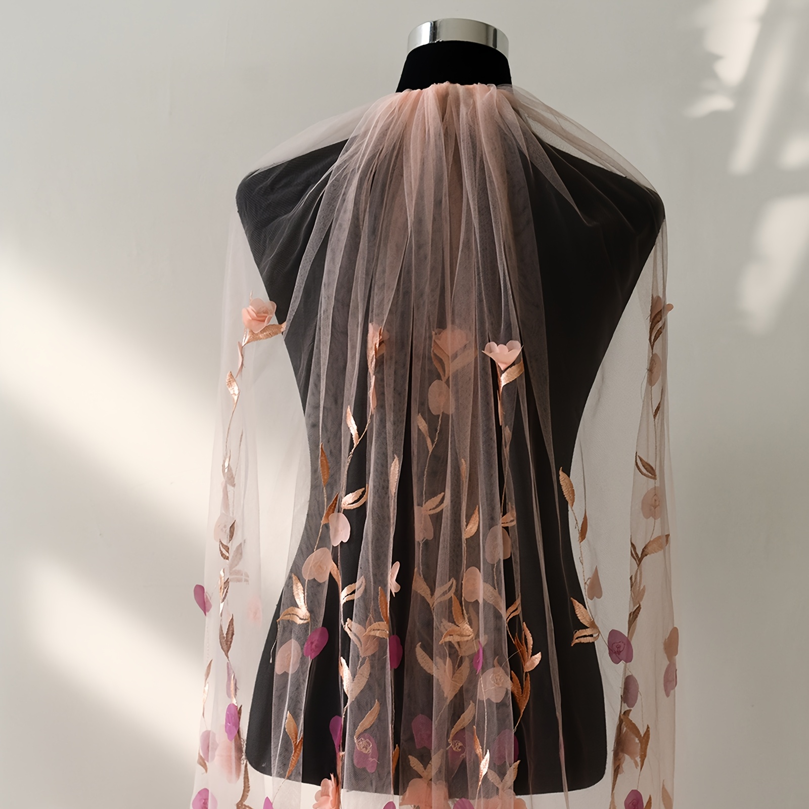 1ta chiroyli romantik to'y qiz to'y xatoni shifokor faqat qo'l yuvish uchun naylon bilan gulcha aksessuarlari tashqi maysazor marosimi fotosurat atributi m105 tafsilotlar 7