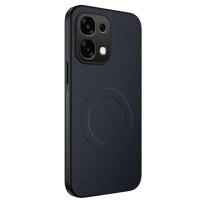 TEMU Phone Case - Suitable For Oppo A6 Pro 4g/5g Phone Case, Carbon Fiber Stripes, Comfortable Feel, Magnetic Function, Anti-slip And