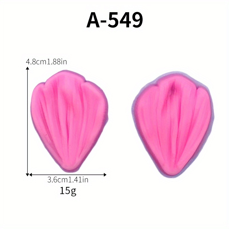 Leaf Petal Positive And Negative Printing Mold Silicone Mold Cake Baking Mold Fondant Decoration Tool，halloween，christmas