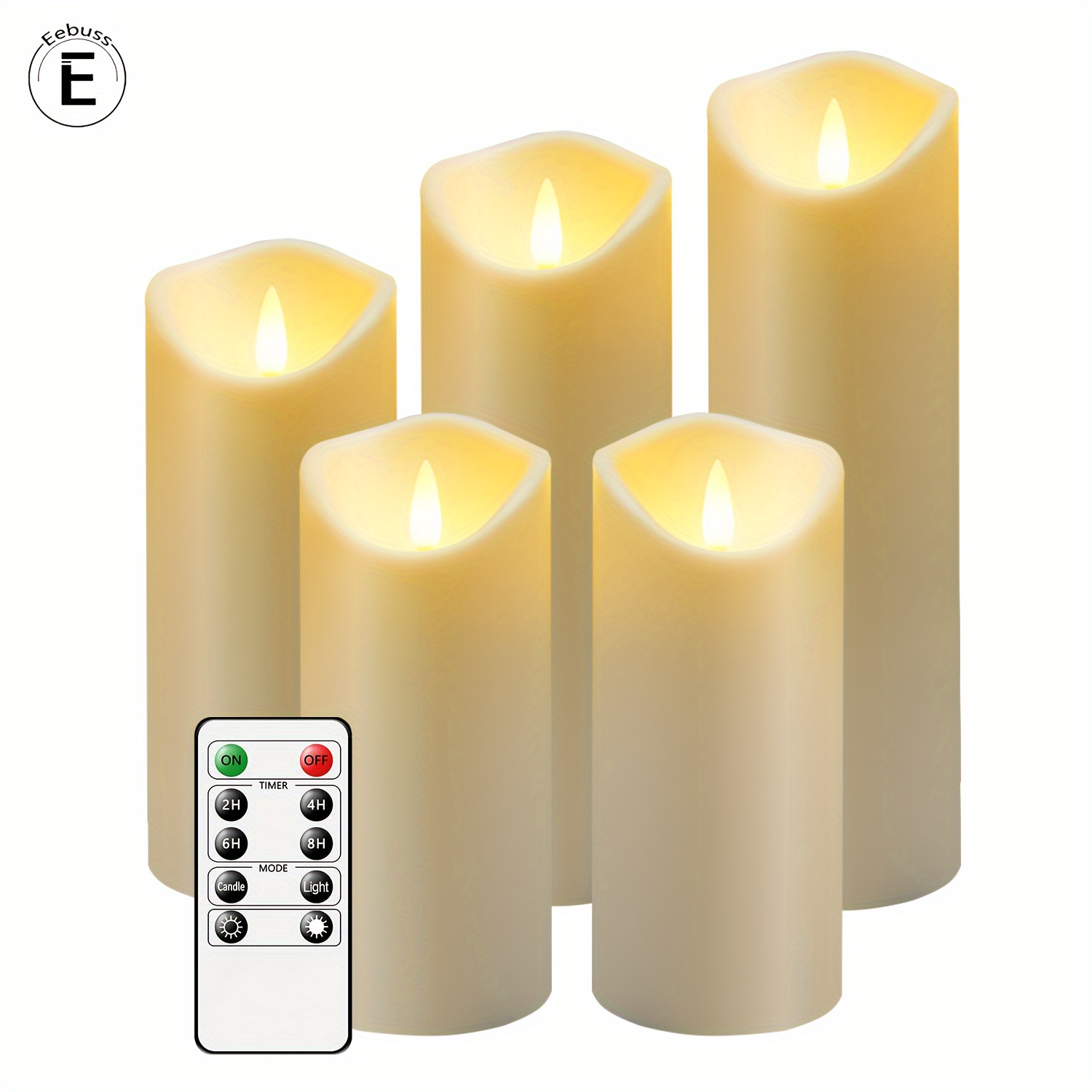 3/6/8/12pcs Bougie Sans Flamme Vacillante Bougies LED - Temu Canada