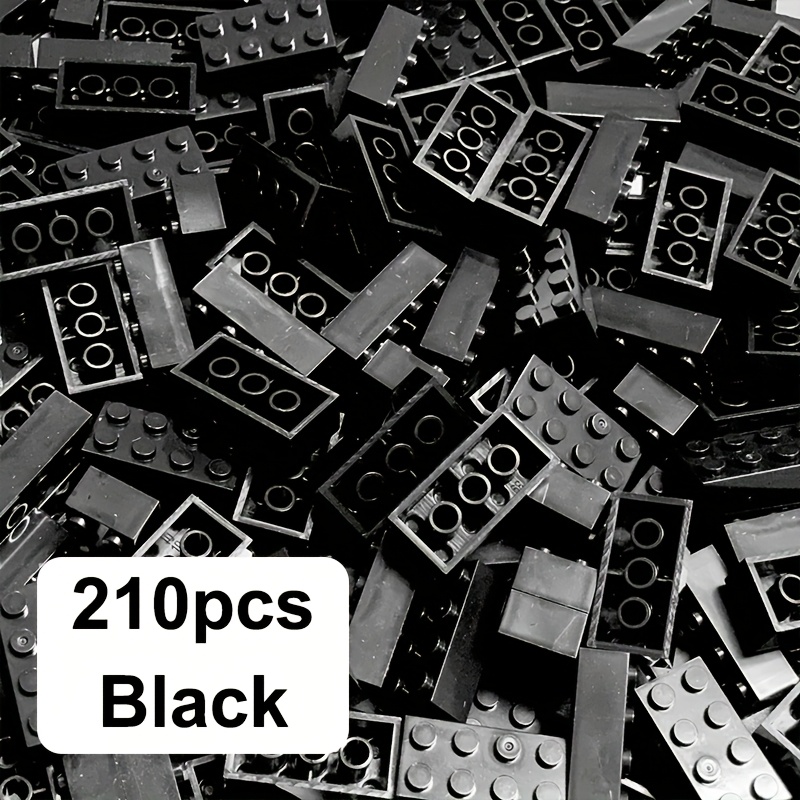 210pcs building bricks set 2x4 pin multi color plastic blocks creative small particle construction toys educational stem diy crafts with storage box   6 8 ideal for easter christmas halloween gifts
