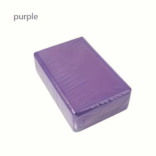 2pcs Fitness Female Set Colored Foam for yoga Brick Set | Purple, Soft, Enhances Grip And Multiple Colors | Yoga Pilates Stretching And Workouts - Beginners And Home Workouts