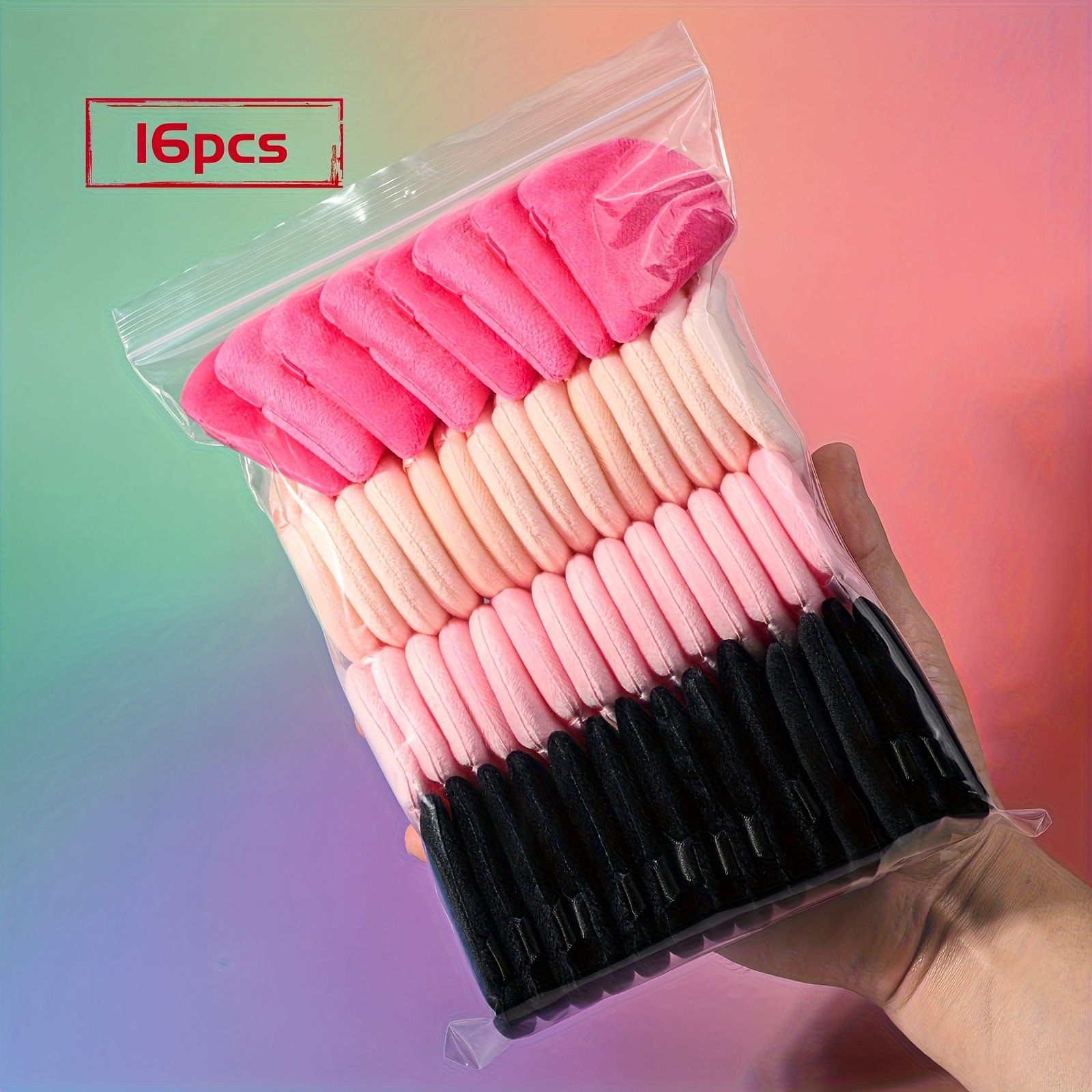 E-shop 16/36/56 Stück Weiche und Flauschige Make-up Schwämme | Hochweiche Puderquasten für Foundation, Fixierpuder, Blockpuder, Nicht-Einatmend,