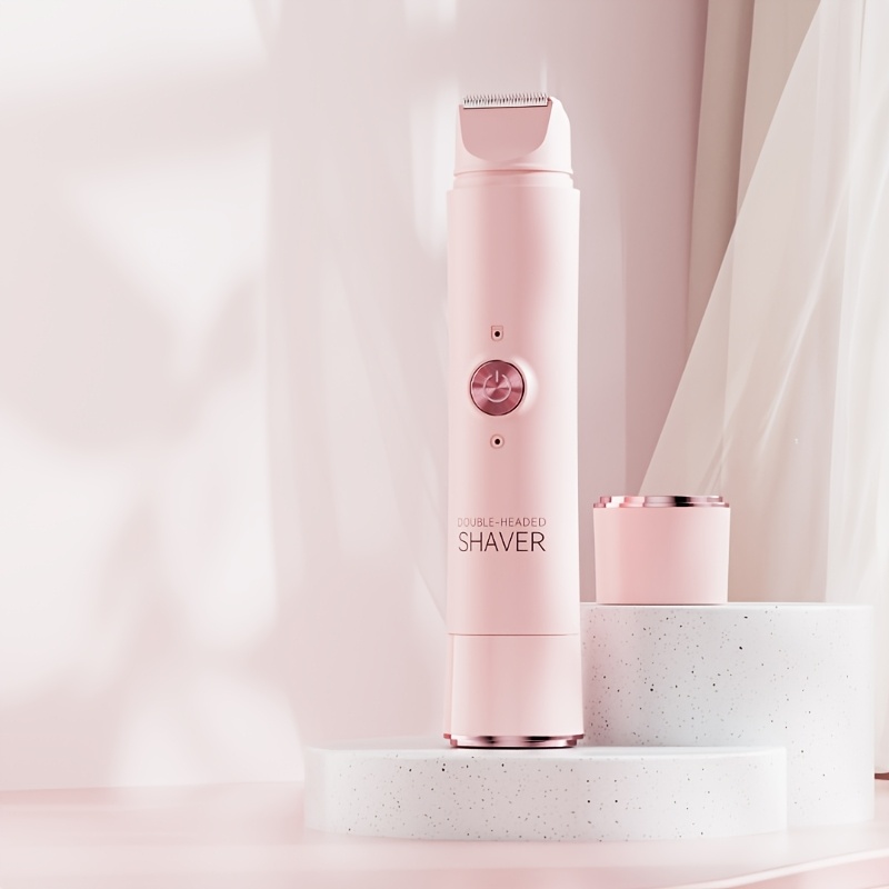 TEMU 2-in-1 Electric Hair Remover - Usb Rechargeable Trimmer For Face, Underarms, Bikini, And Leg Hair, A Summer Essential And Ideal Gift For Women