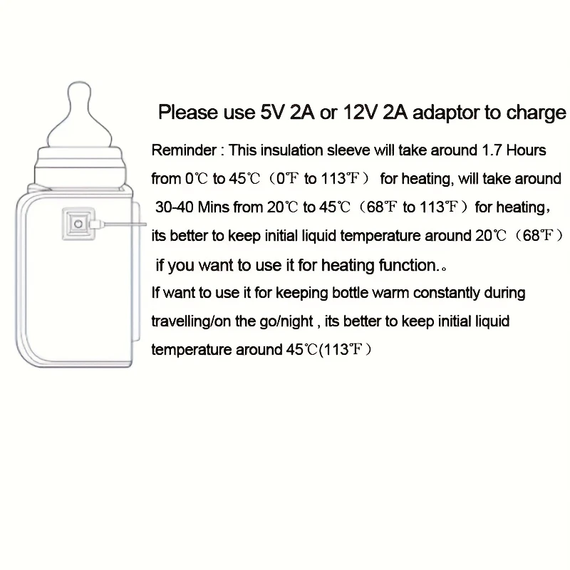 Portable USB Bottle Warmer & Insulated Travel Bag – detail 3