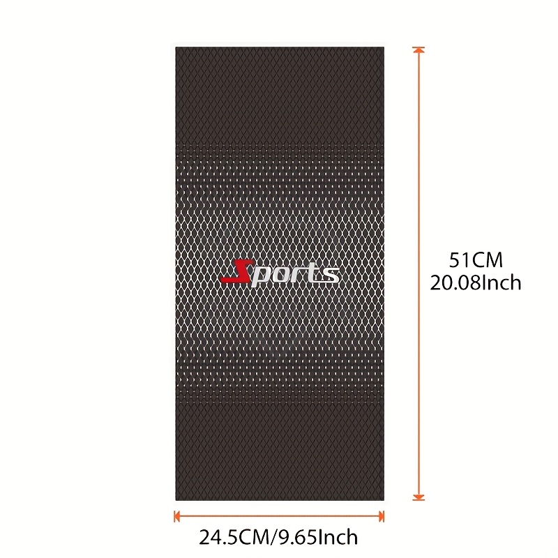 Image of 2pcs New Sporty Striped Car B-pillar Stickers - Scratch-resistant Waterproof Pet Decals, Self-adhesive Fit For Plastic/glass/metal Surfaces, Semi- Automotive Exterior Accessories, Stickers For Car