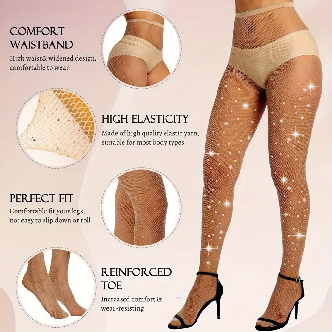 Shiny Plus Size Hosiery With Designs Womens Plus Sexy Tights Plus