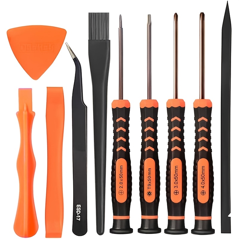 Image of Cleaning And Maintenance Tool Kit Suitable For Ps4 Ps5, Teckman Tr9 Plum Safety Screwdriver, With Ph00 Ph0 Ph1 Set, Suitable For Playstation 4, 5, And Controller Dust Removal