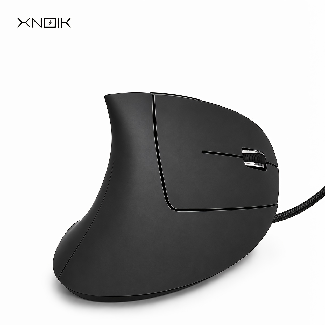 TEMU Wired Ergonomic Vertical Mouse, Usb Corded Computer Mouse With 4-level Adjustable Sensitivity, 1.5m Cable And , Comfortable Hand Support For