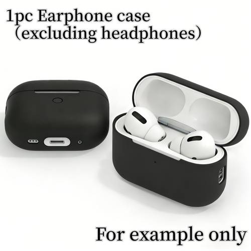 compact earbud case designed for made of soft silicone provides shock and protection for wireless earphones scratch resistant shell sleek end perfect gift for valentines day