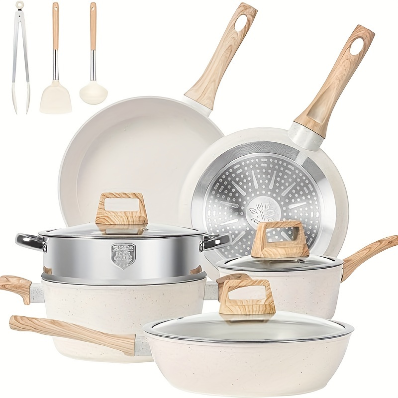 pots pans set non stick kitchen cookware sets induction Temu
