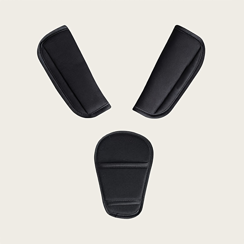TEMU (additions ) Car Seat Shoulder Strap Cover And Groin Pad - Adjustable Child Car Seat Shoulder Protection And Hip Support, Lightweight And