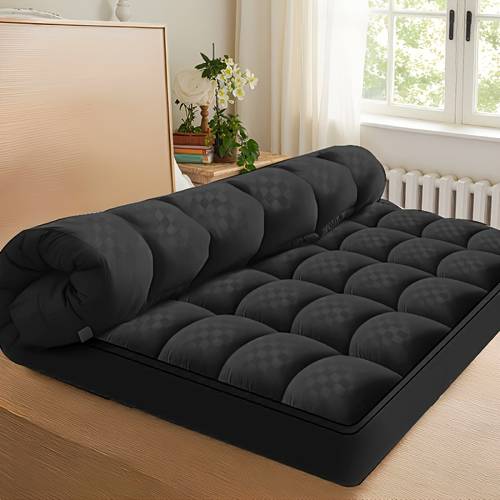 extra thick cooling mattress topper with overfilled down alternative pillow top baffle plush support machine washable polyester fits 8 21 deep pocket mattresses mattress topper extra thick luxurious feel durable polyester
