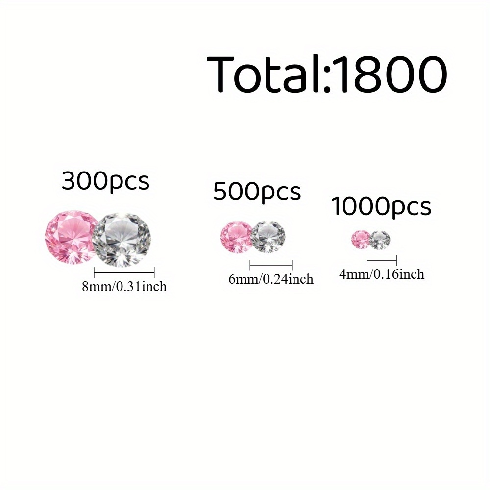 E-shop 1800 Stück rosa transparente Kunst-Diamanten, geeignet für Vasenfüllung, Heimdekoration, Hochzeiten, Brautpartys, Weihnachtsfeier-Dekoration,
