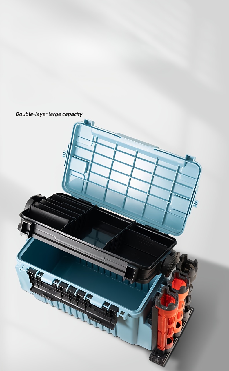 Boîte De Pêche Double épaisseur Multifonction - Organisation Rangement Accessoires