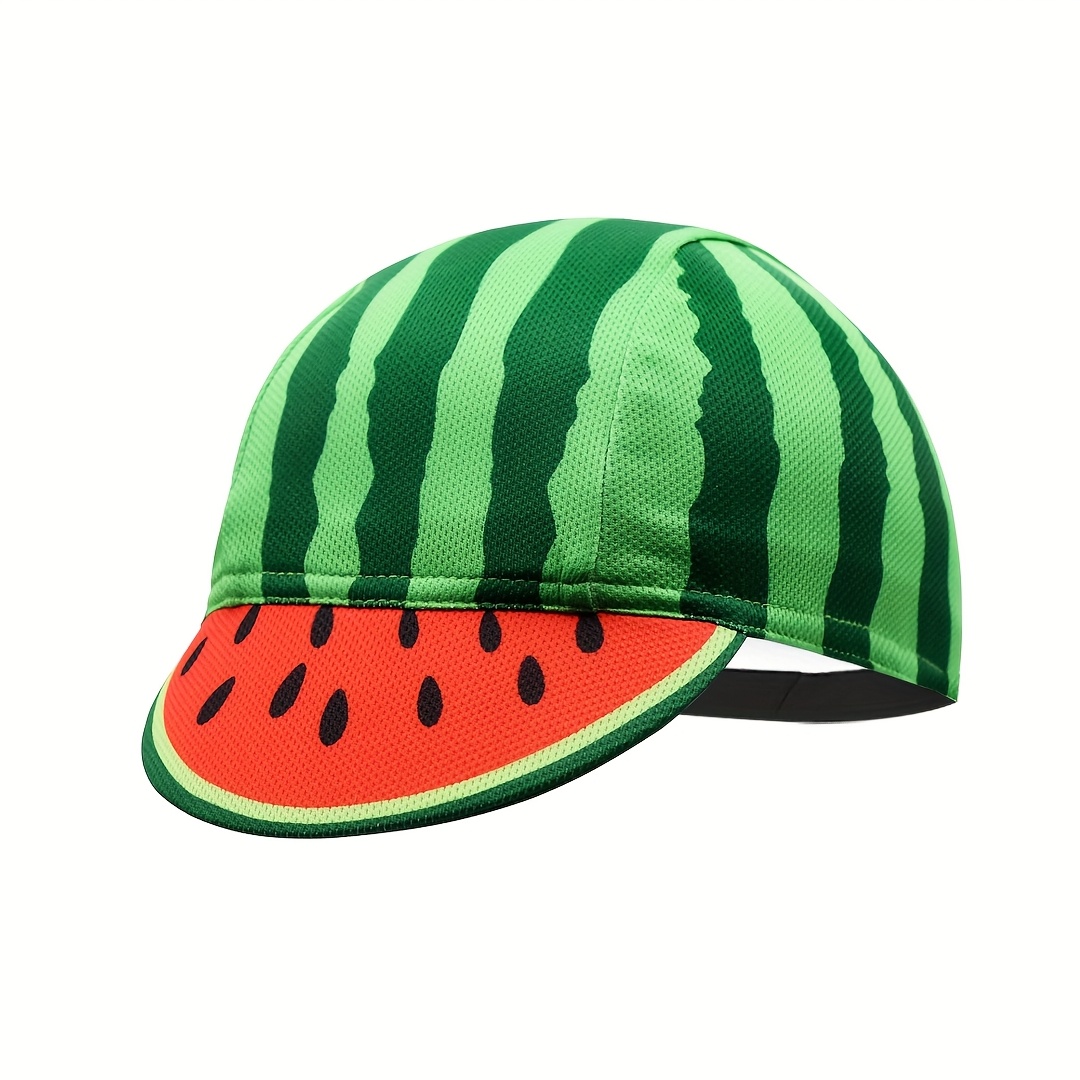 Cycling Cap Summertime Personality Green Watermelon Outdoor Sport Ride Hat