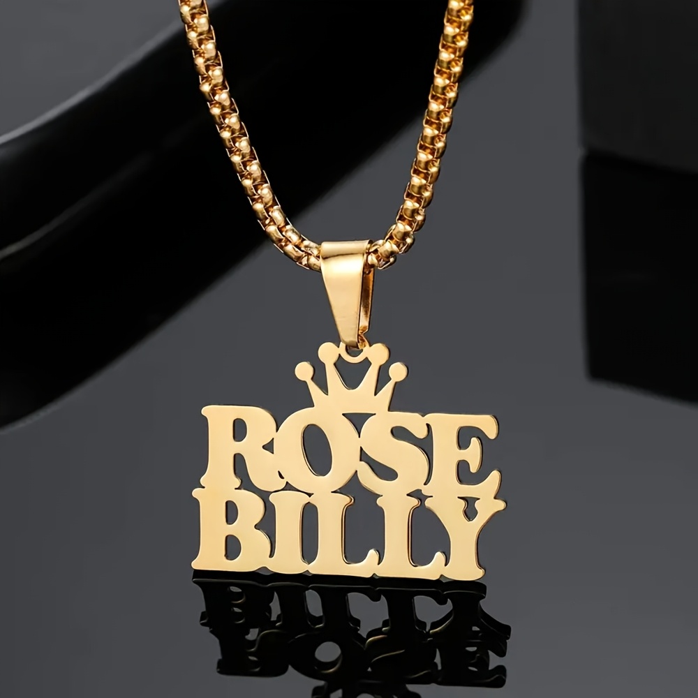 TEMU Personalized Stainless -2 Name Ball Chain Necklace, Double-layer Name Necklace, Fashionable Custom Jewelry, Unique Exquisite Gift, Suitable For