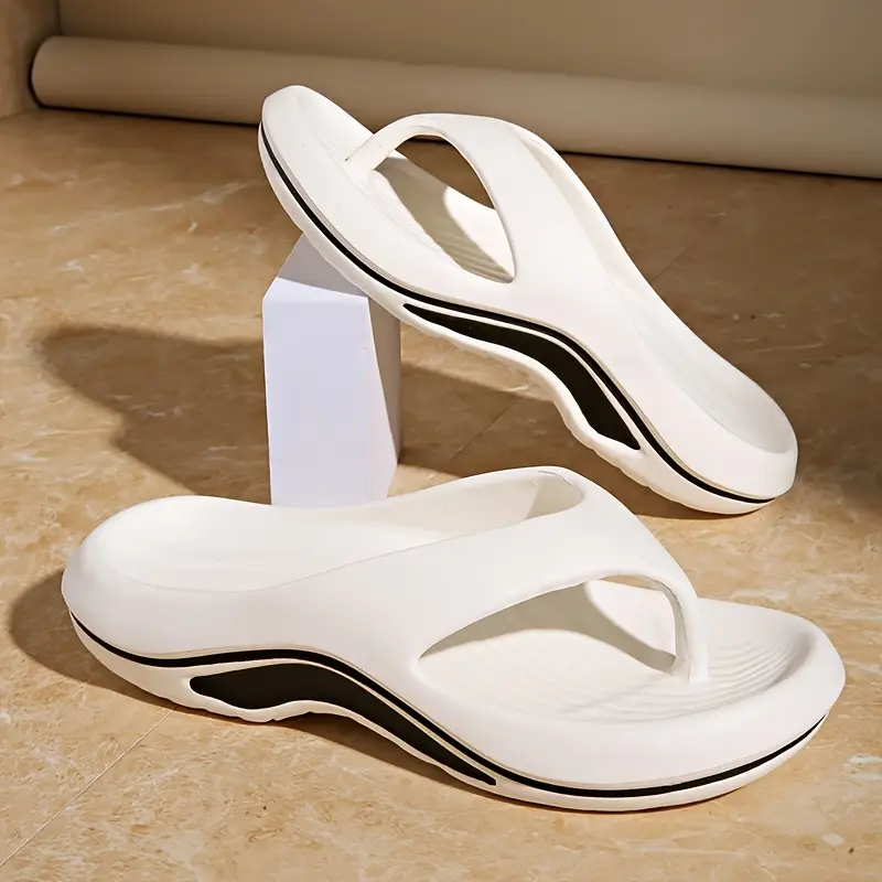womens flip flops comfortable slip on summer slides in black and red ideal for daily wear beach and casual events casual slippers stylish sandals durable footwear Product details 2