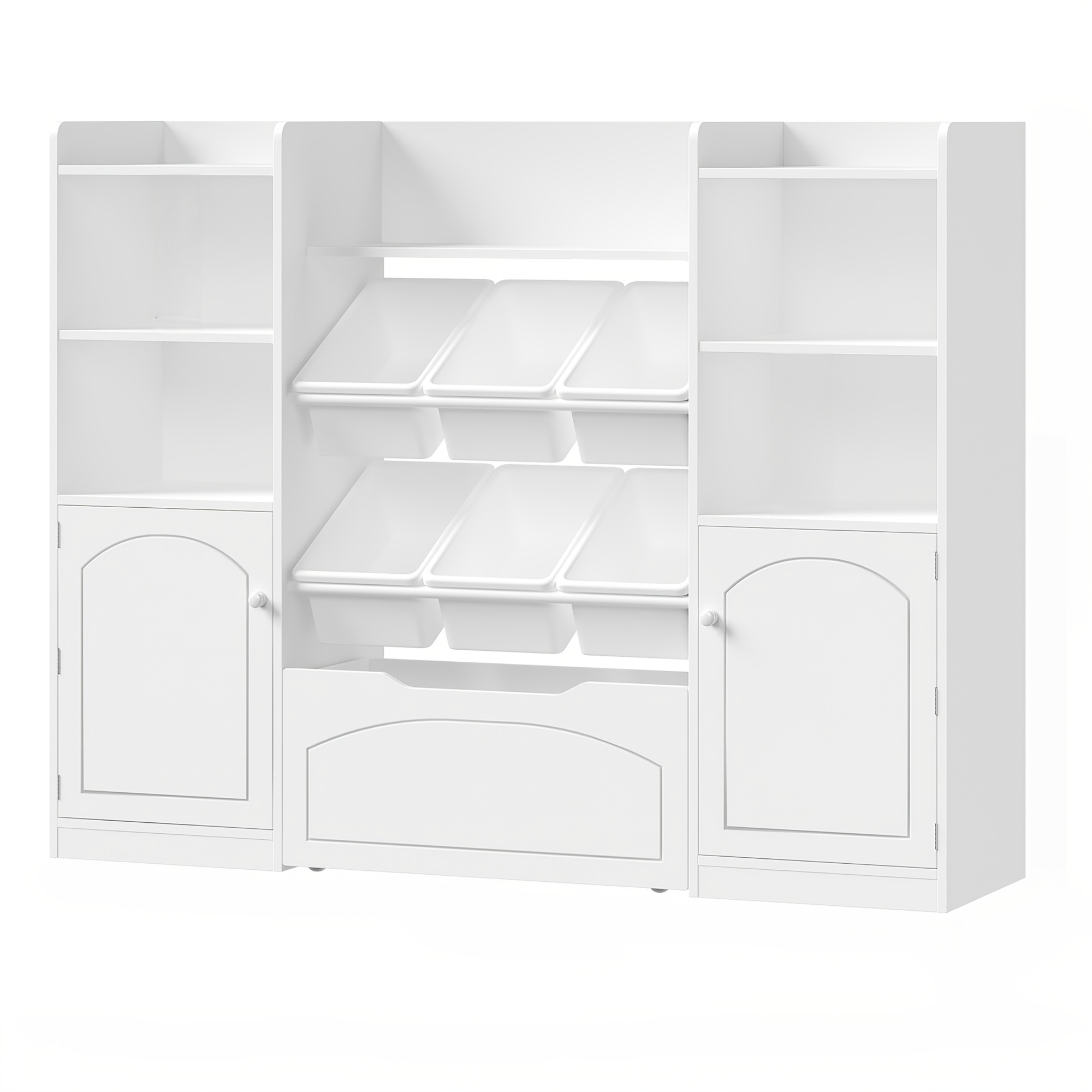 TEMU Kealive Bookshelf, Bookcase Shelves, Wooden Storage Book Rack, Book Shelves Units Organizer Cabinet Book Display Shelves For Bedroom 140,