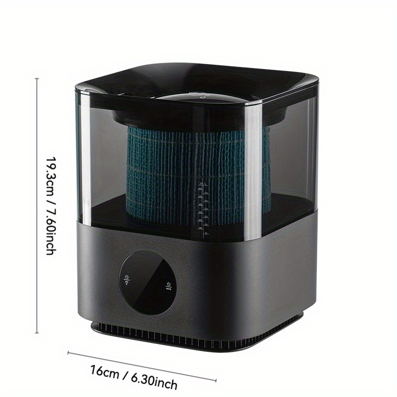Dual-Function Air Purifier And Humidifier, Featuring Micro Mist Technology, a Touch Control Panel, And a Quiet Operation, Ideal for Use in Offices And Bedrooms