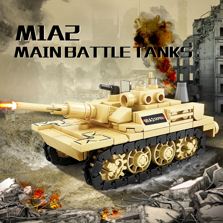 Medium Tank Building Block Toys Tank Model Puzzle Toys - Temu