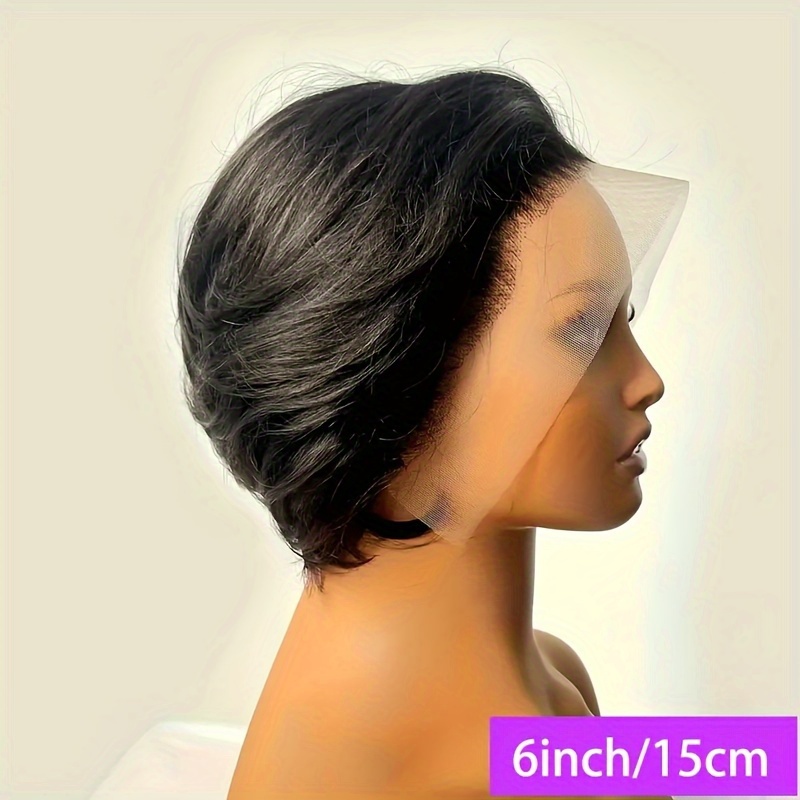 Image of 180% Density Short Curly Wave Bob Wig Human Hair Natural *4 Hd Lace Front Wig Human Hair Brazilian Hair Virigin 13x4 Hd Lace Cut Wig Lace Front Wigs Human Hair With Baby Hair For Women Glueless Wigs