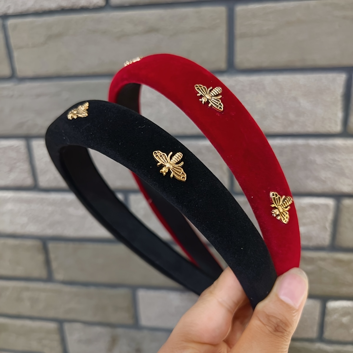 2pcs Headband Texture Advanced Light Luxury Sponge High Top Hair Additions New Texture Headband