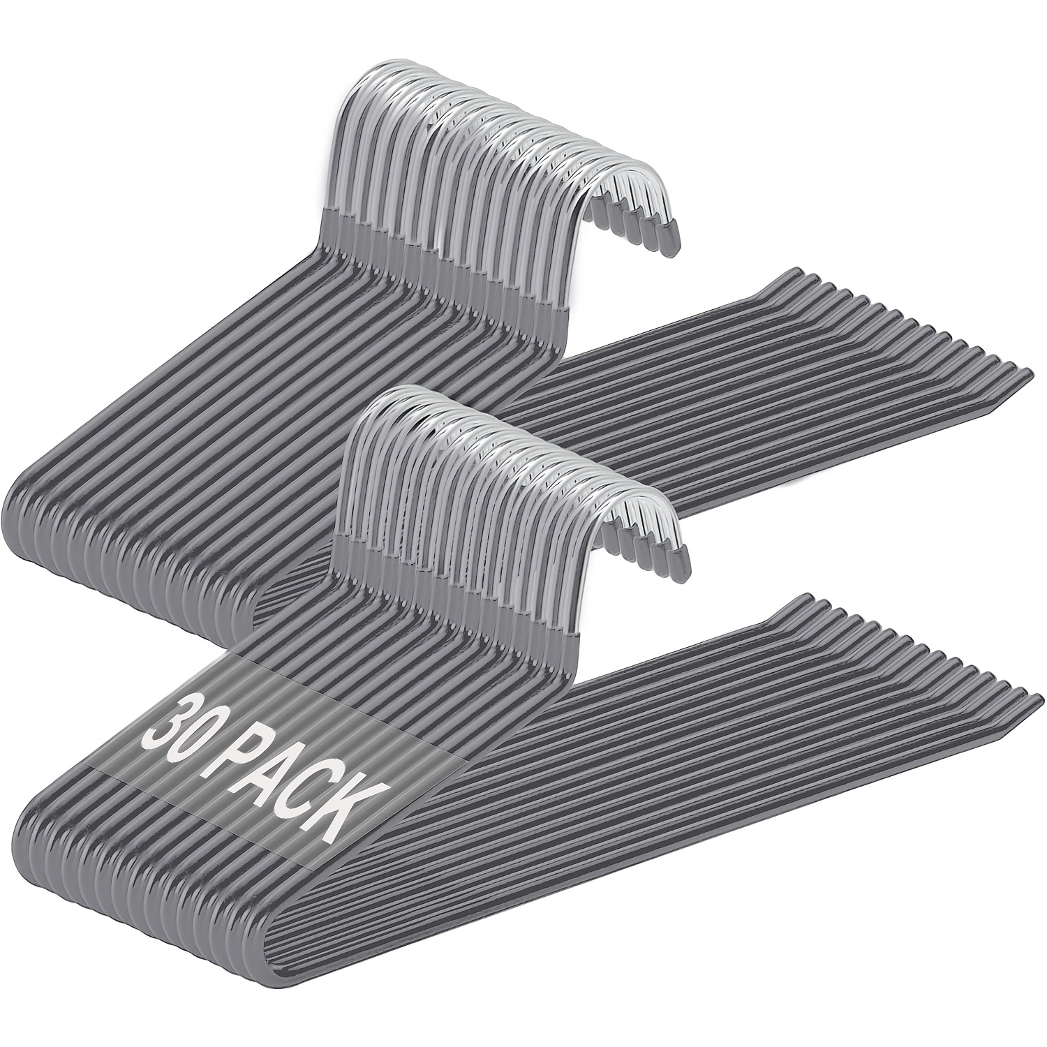 TEMU A Collection Of 30 Non-slip Golden Hangers Designed For Pants, Featuring - . Versatile Hangers Are Ideal For Holding Pants, Scarves, Jeans,