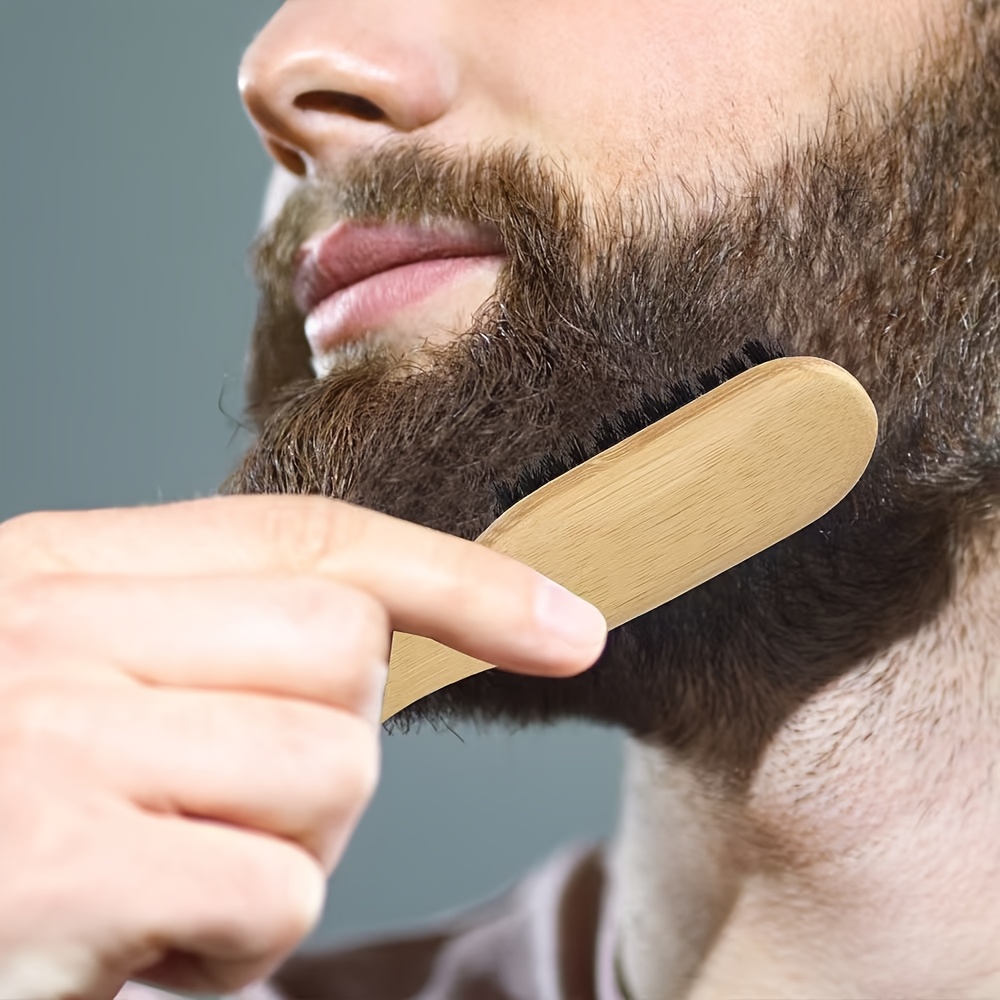 Bamboo Handle Hair Brush with Soft Bristles for All Hair Types