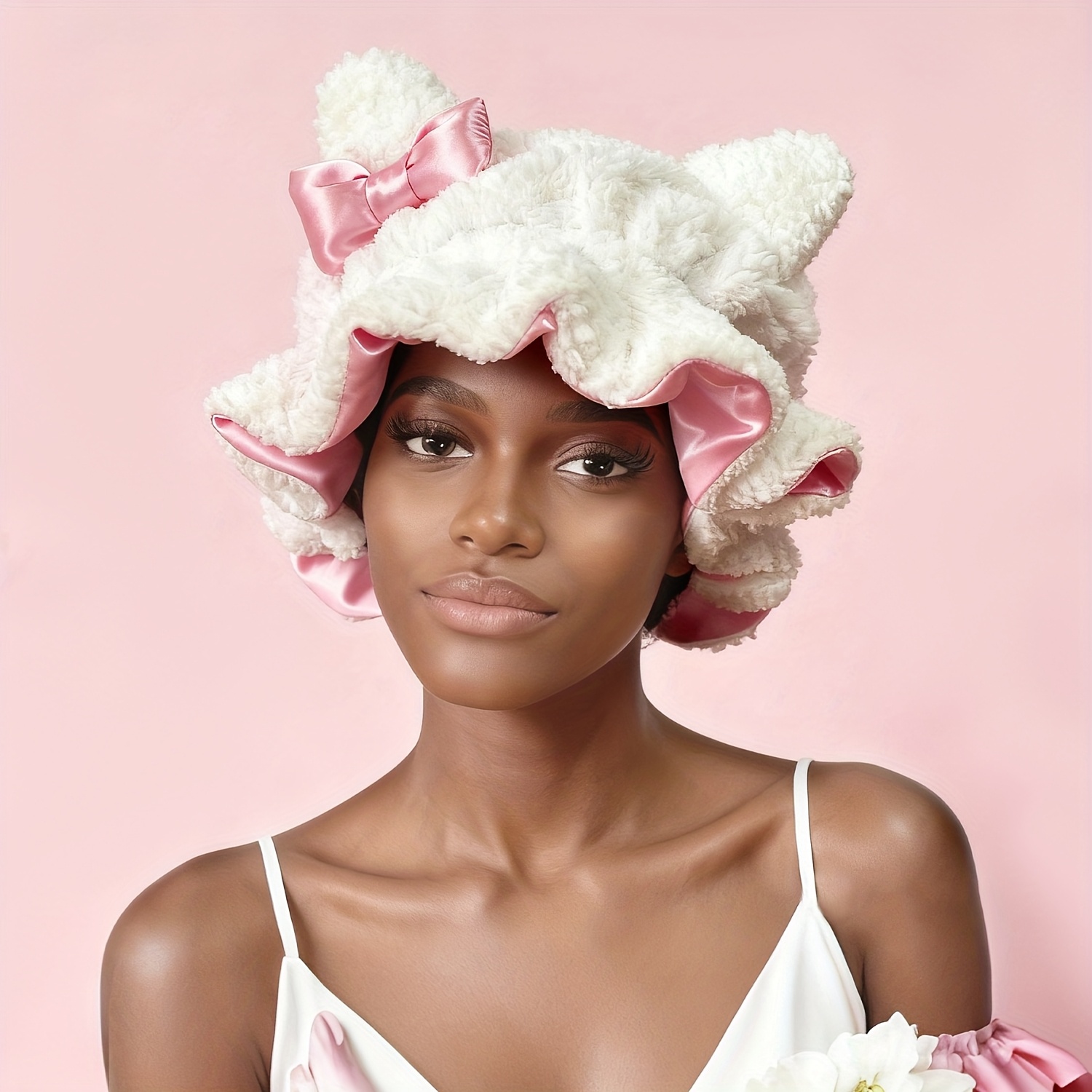 teddy bear hat sold on Temu United States display picture 1
