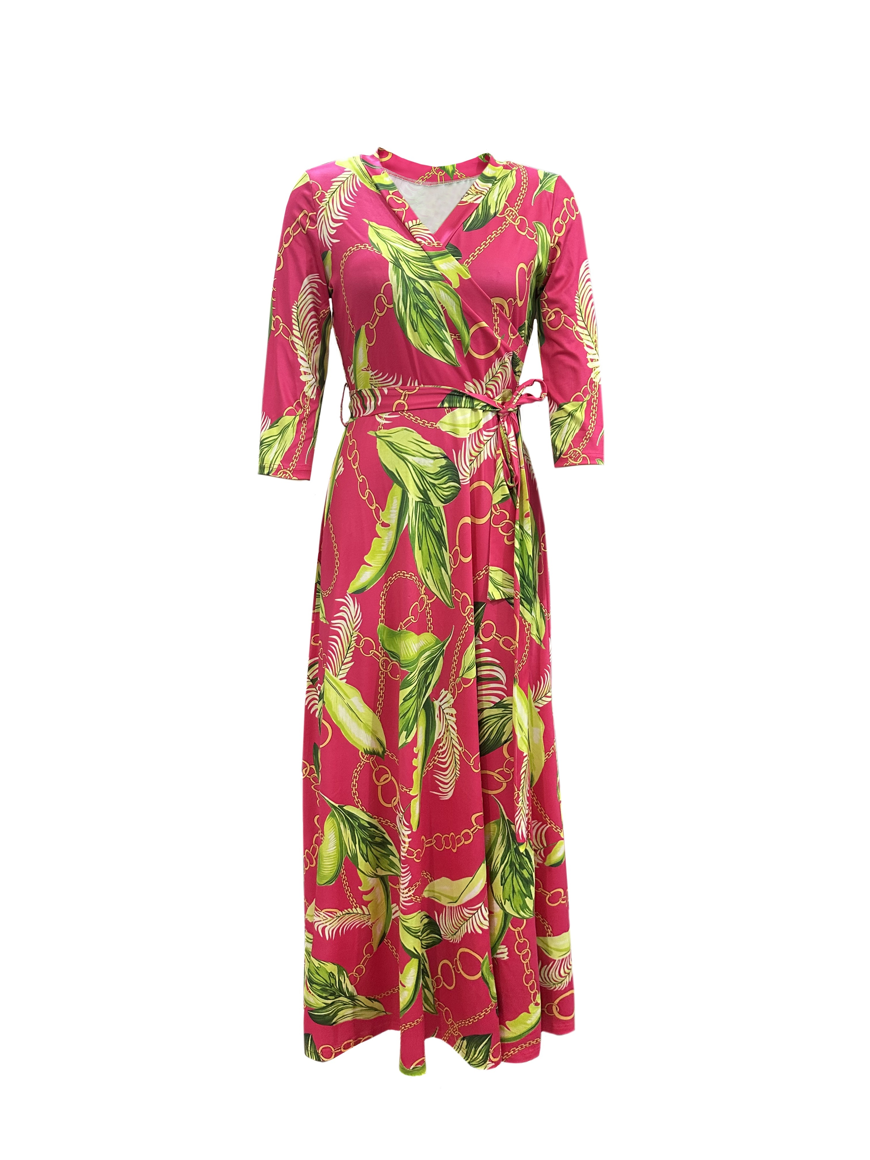 green emerald velvet dress READY TO SHIP Maxi Linen Wrap Dress main image 0