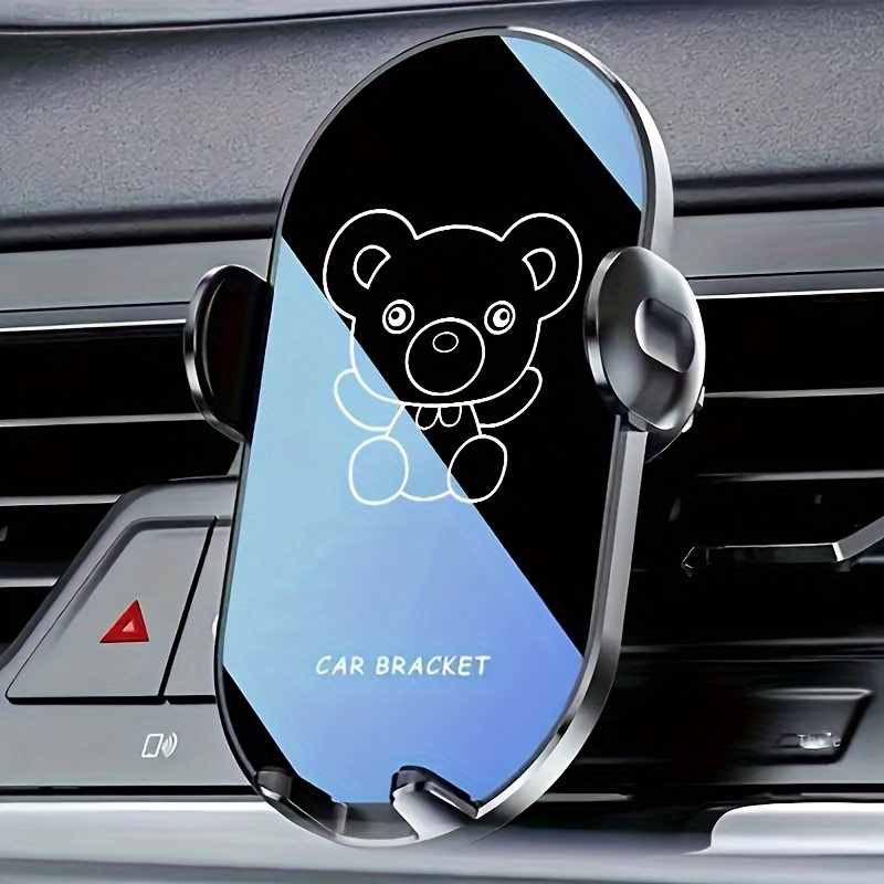 

1pc Bear Air Outlet Mobile Phone Bracket With Navigation Support