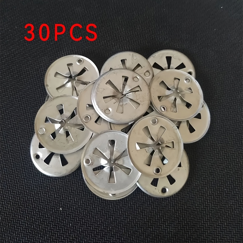 10/20/30pcs Suitable For For Front Panel Chassis Heat Insulation Pad Nut Iron Sheet Clip Car Chassis Protection Plate Fastener