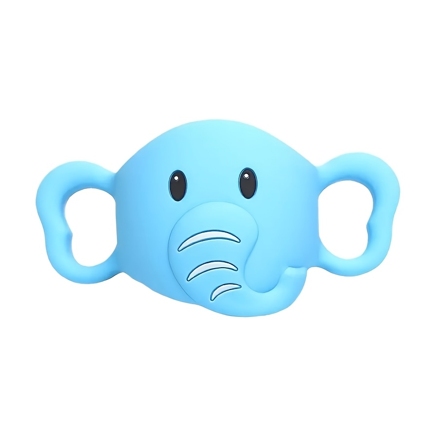 Image of Adorable Elephant Silicone Bottle Handle - Soft And Durable, Easy To Hold, Suitable For Daily Use By Aged 0-3 Years Old, Reusable Pba-free Safety Anti-slip, Compatible With Most Neck Bottles